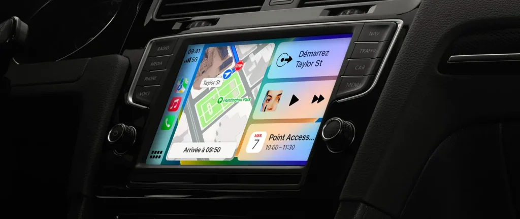 installation système apple CarPlay à genève sur auto